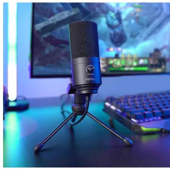 FIFINE USB Microphone, Metal Condenser Recording Microphone - Picture 5 of 5